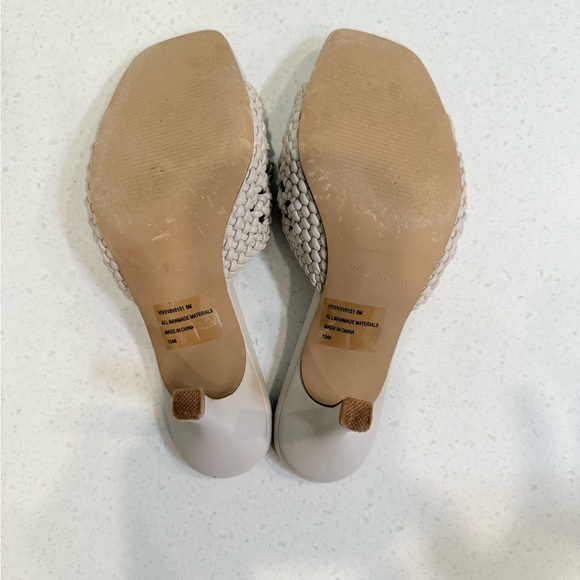 Steve Madden Women's Cream Braided kitten heels - Picture 5 of 5